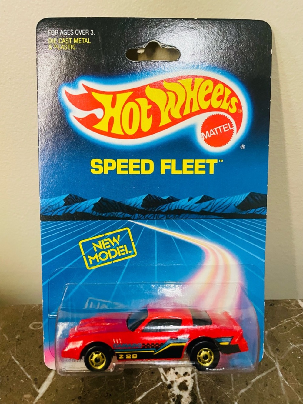 1989 Hot Wheels Speed Fleet Camaro Z28 #33 NOC